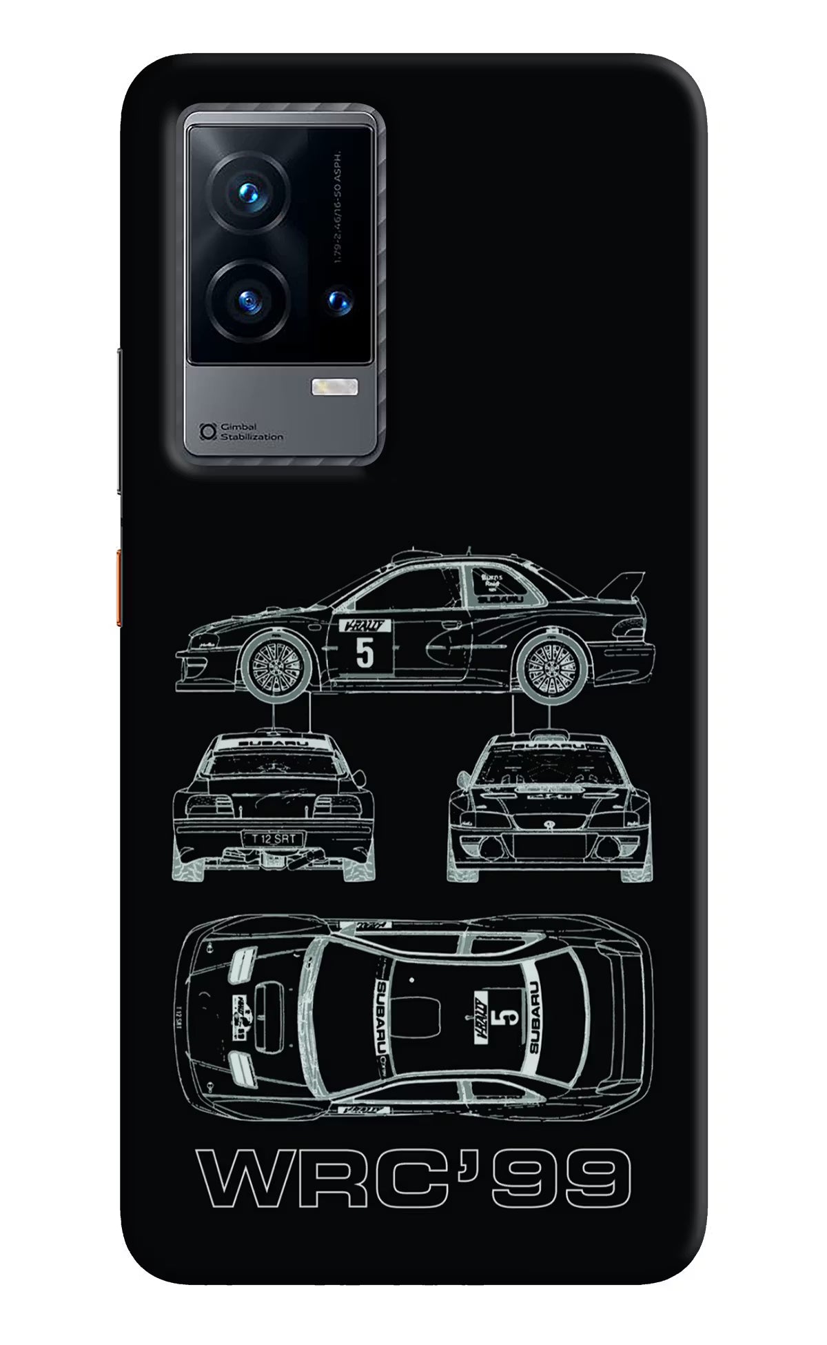 WRC'99 iQOO 9 5G Hard Case Back Cover by Casekaro