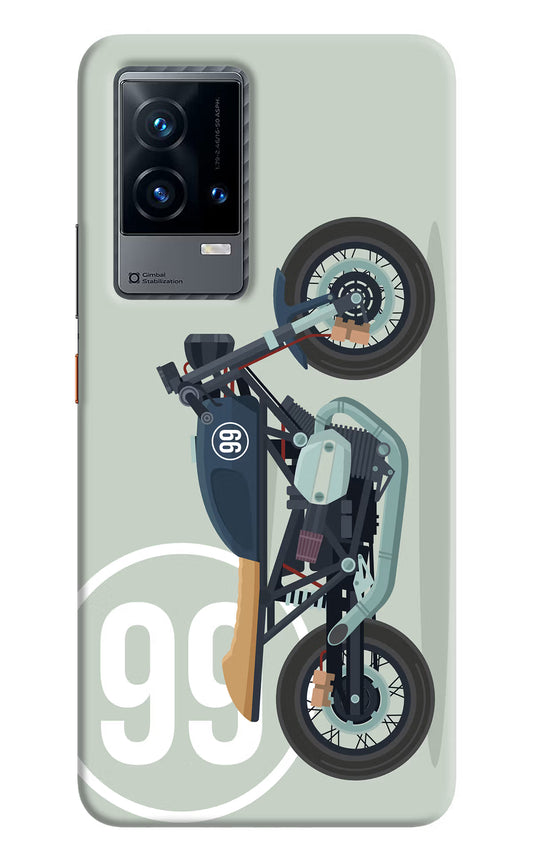 Classic Cafe Racer 99 iQOO 9 5G Hard Case Back Cover by Casekaro