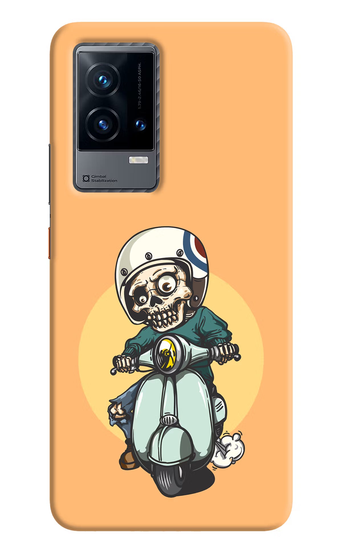 Undead Biker iQOO 9 5G Hard Case Back Cover by Casekaro