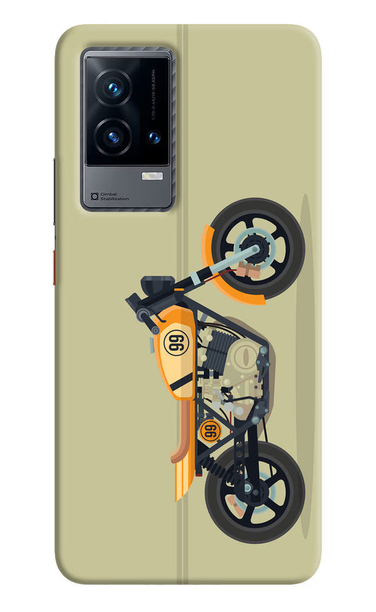 Vertical Speedster iQOO 9 5G Hard Case Back Cover by Casekaro