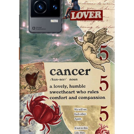 Cancer Zodiac iQOO 9 5G Hard Case Back Cover by Casekaro