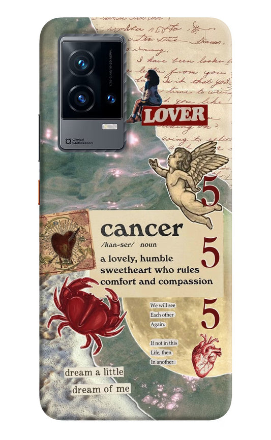 Cancer Zodiac iQOO 9 5G Hard Case Back Cover by Casekaro