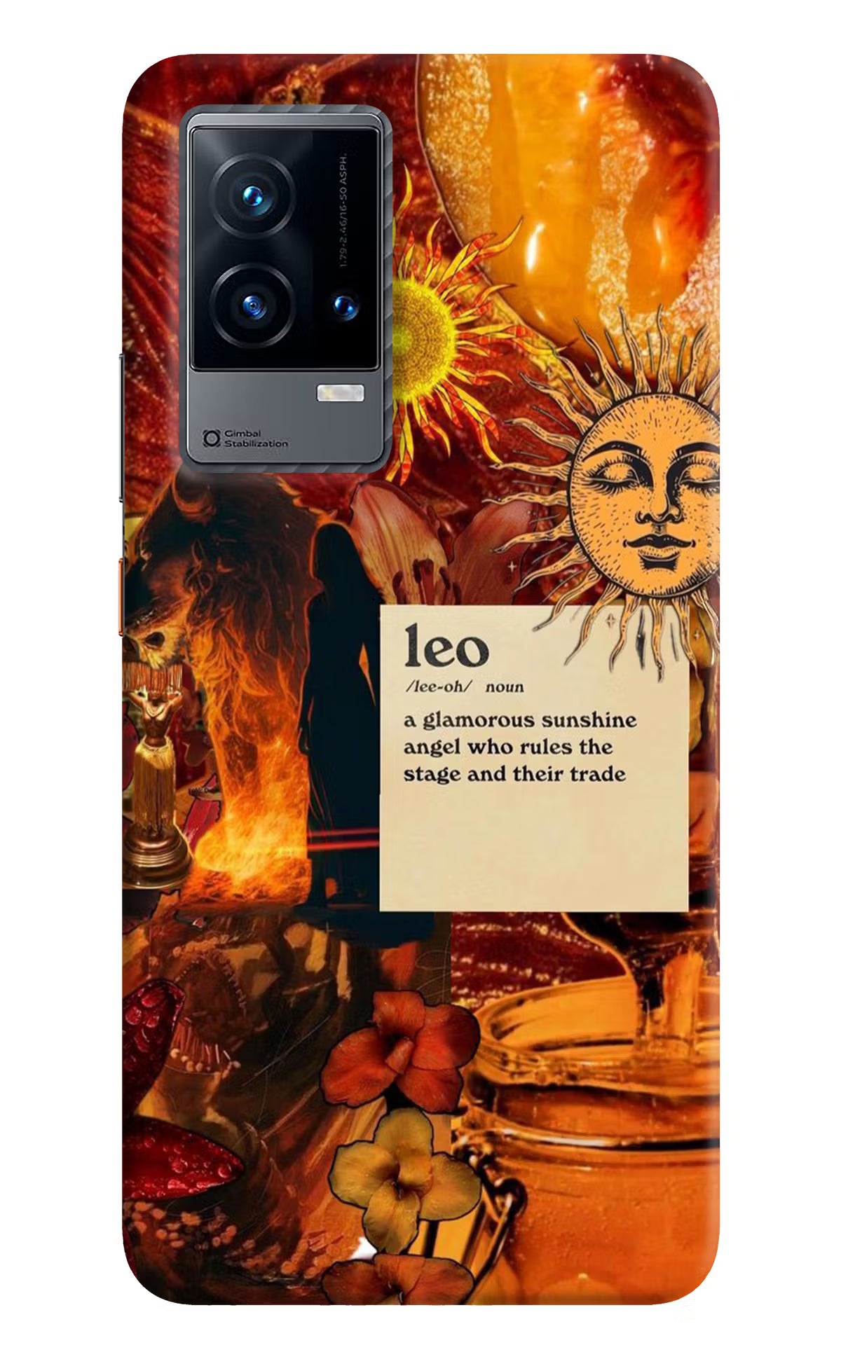 Leo Zodiac iQOO 9 5G Hard Case Back Cover by Casekaro