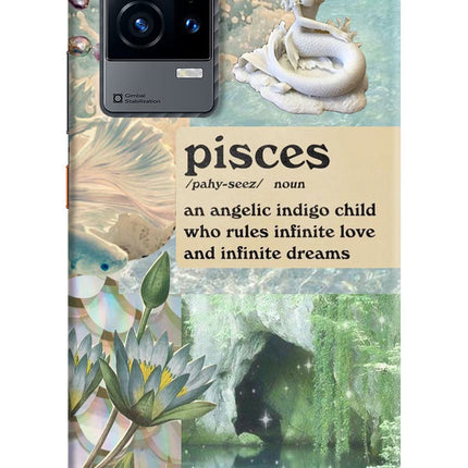 Pisces Zodiac iQOO 9 5G Hard Case Back Cover by Casekaro
