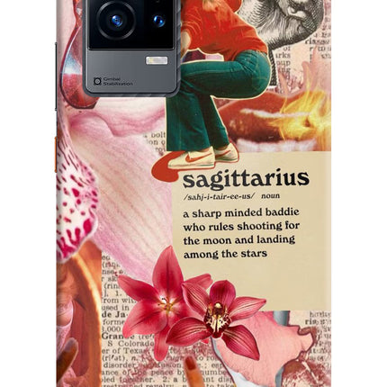 Sagittarius Zodiac iQOO 9 5G Hard Case Back Cover by Casekaro
