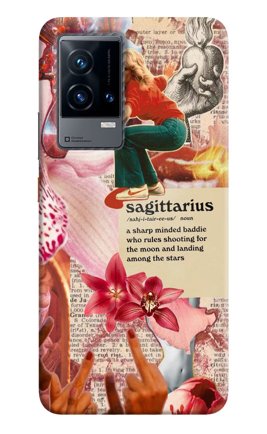Sagittarius Zodiac iQOO 9 5G Hard Case Back Cover by Casekaro