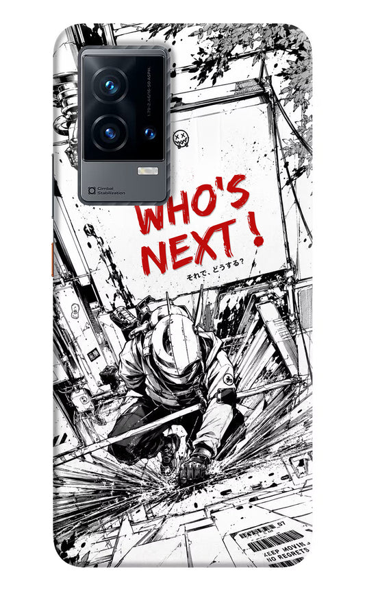 Who's Next iQOO 9 5G Hard Case Back Cover by Casekaro