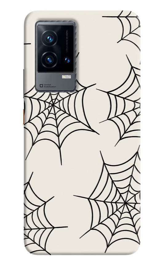 Spider Web iQOO 9 5G Hard Case Back Cover by Casekaro