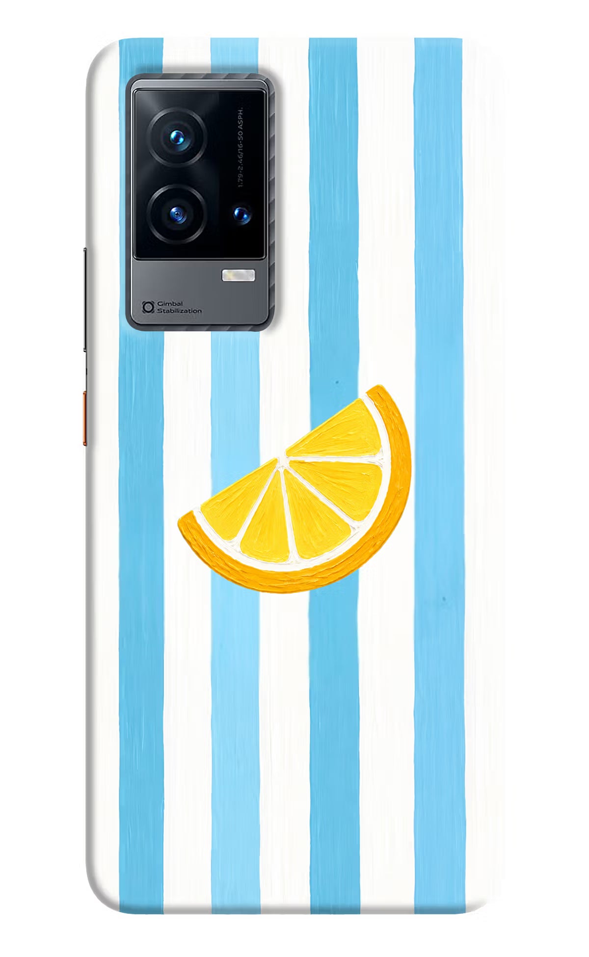 Summer Lemon iQOO 9 5G Hard Case Back Cover by Casekaro