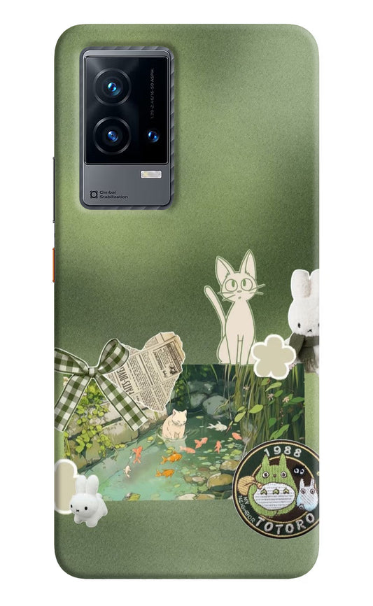 Aesthetic anime iQOO 9 5G Hard Case Back Cover by Casekaro