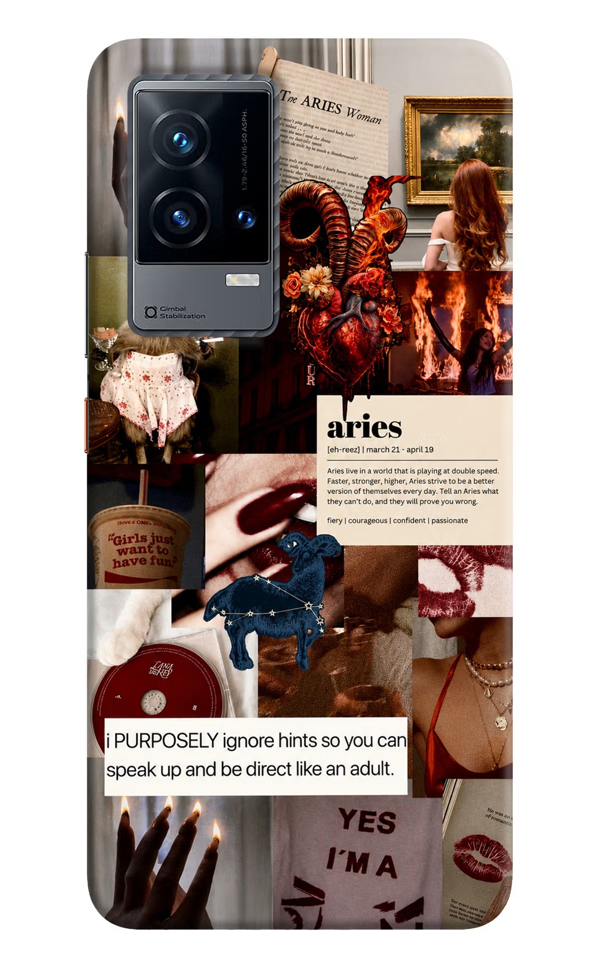 Zodiac Aries iQOO 9 5G Back Cover