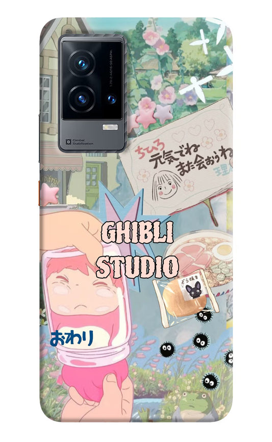 Studio Ghibli iQOO 9 5G Hard Case Back Cover by Casekaro