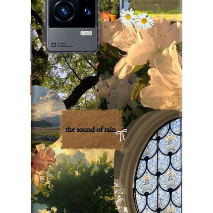 Rain iQOO 9 5G Hard Case Back Cover by Casekaro