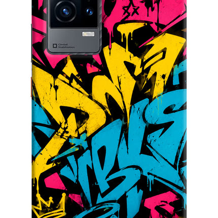 Graffiti Vibe iQOO 9 5G Hard Case Back Cover by Casekaro