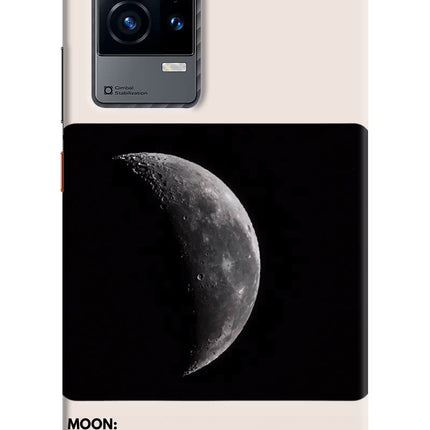 Moon Phase iQOO 9 5G Hard Case Back Cover by Casekaro