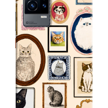 Mirror Cats iQOO 9 5G Hard Case Back Cover by Casekaro