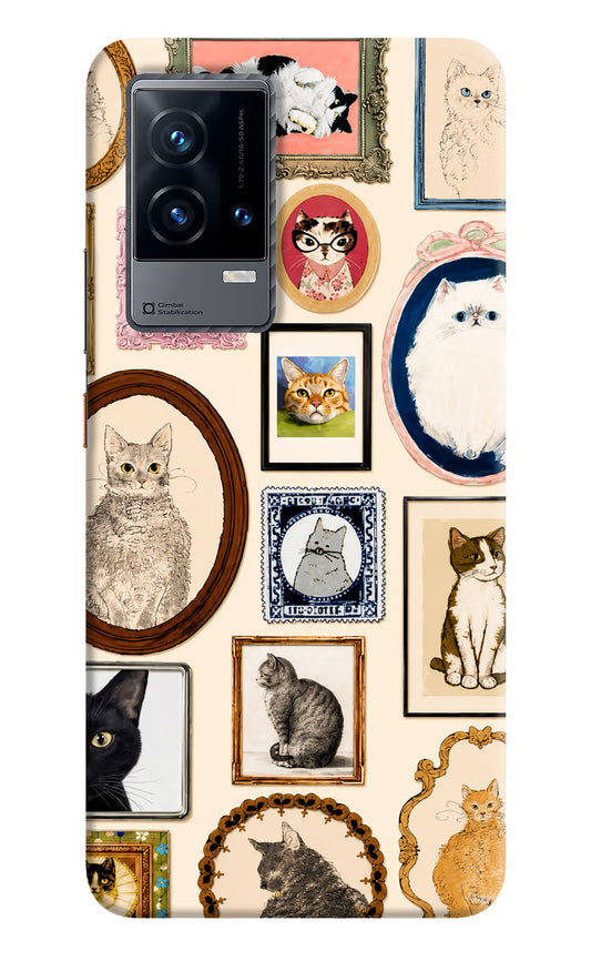 Mirror Cats iQOO 9 5G Hard Case Back Cover by Casekaro
