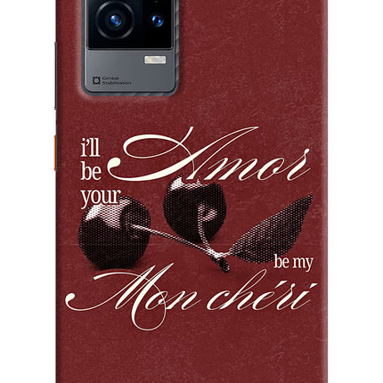 Velvet Cherry iQOO 9 5G Hard Case Back Cover by Casekaro