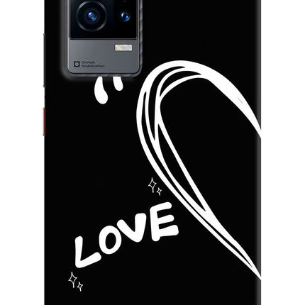 Love Line iQOO 9 5G Hard Case Back Cover by Casekaro