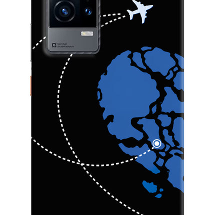 Love Orbit iQOO 9 5G Hard Case Back Cover by Casekaro