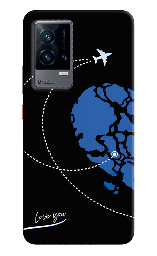 Love Orbit iQOO 9 5G Hard Case Back Cover by Casekaro