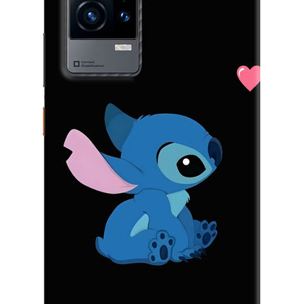 Stitch Crush iQOO 9 5G Hard Case Back Cover by Casekaro