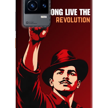 Bhagat Singh Revolution iQOO 9 5G Hard Case Back Cover by Casekaro