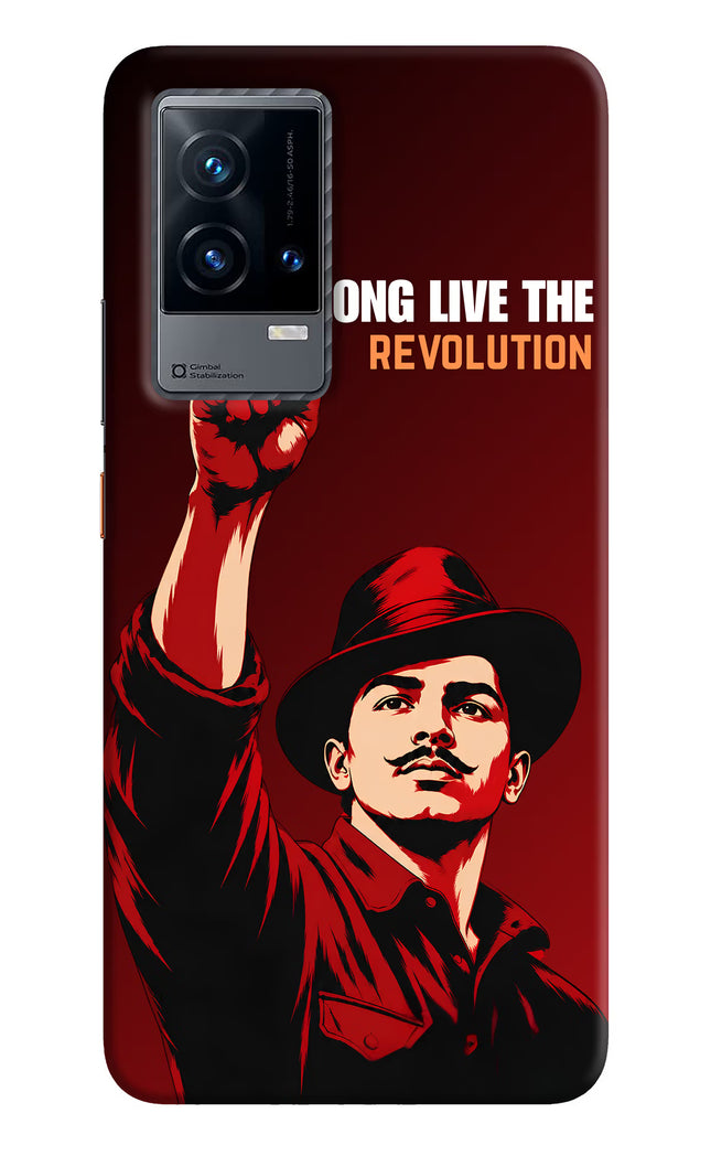 Bhagat Singh Revolution iQOO 9 5G Back Cover