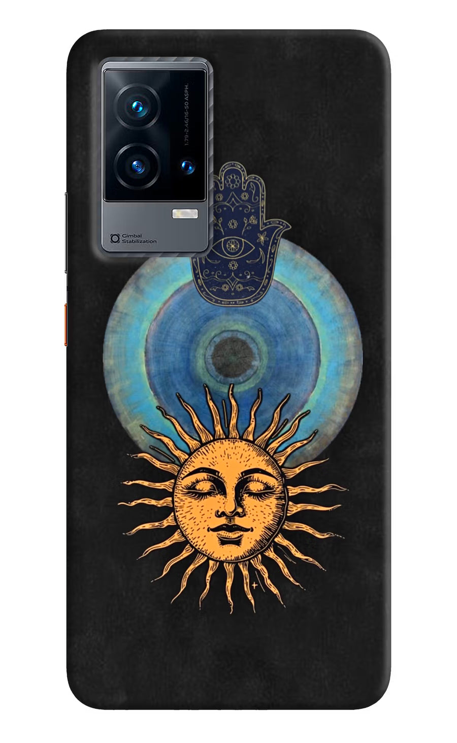 Divine Sun iQOO 9 5G Back Cover, Hard case