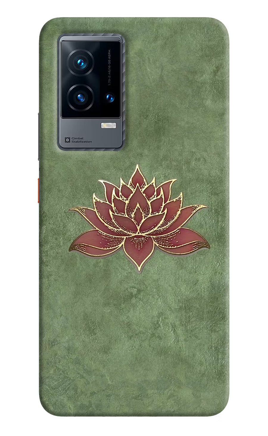 Lotus Grace iQOO 9 5G Back Cover, Hard case