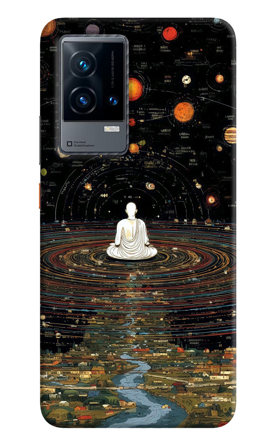 Space Monk iQOO 9 5G Back Cover, Hard case