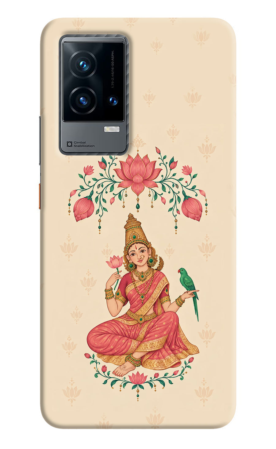 Goddess Lakshmi iQOO 9 5G Back Cover, Hard case