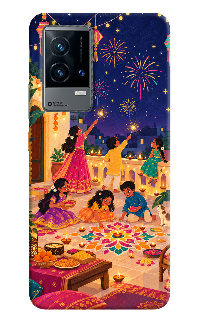 Diwali Night iQOO 9 5G Back Cover