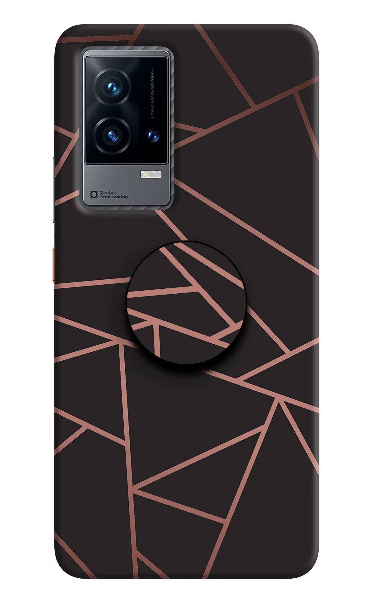 Geometric Pattern iQOO 9 5G Pop Case by Casekaro