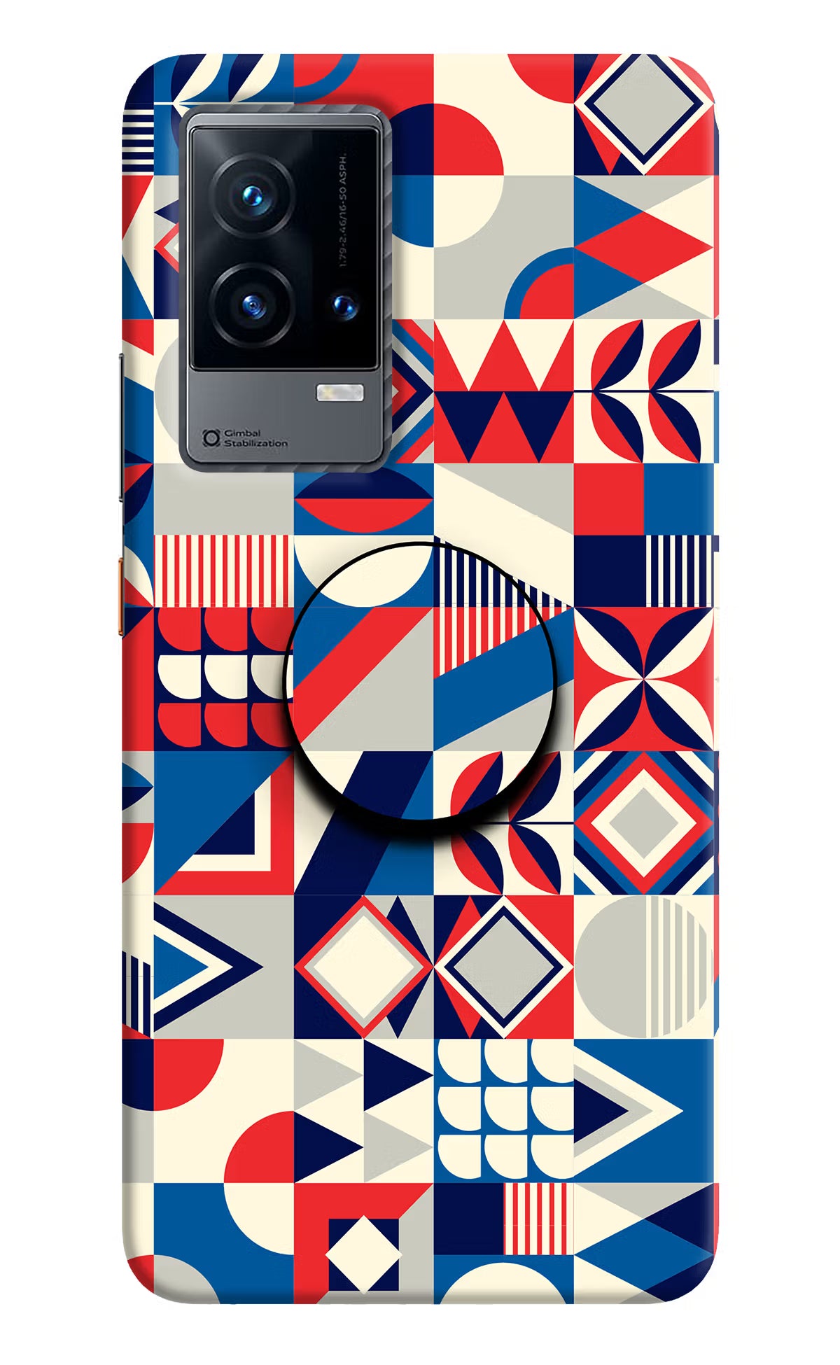 Colorful Pattern iQOO 9 5G Pop Case by Casekaro