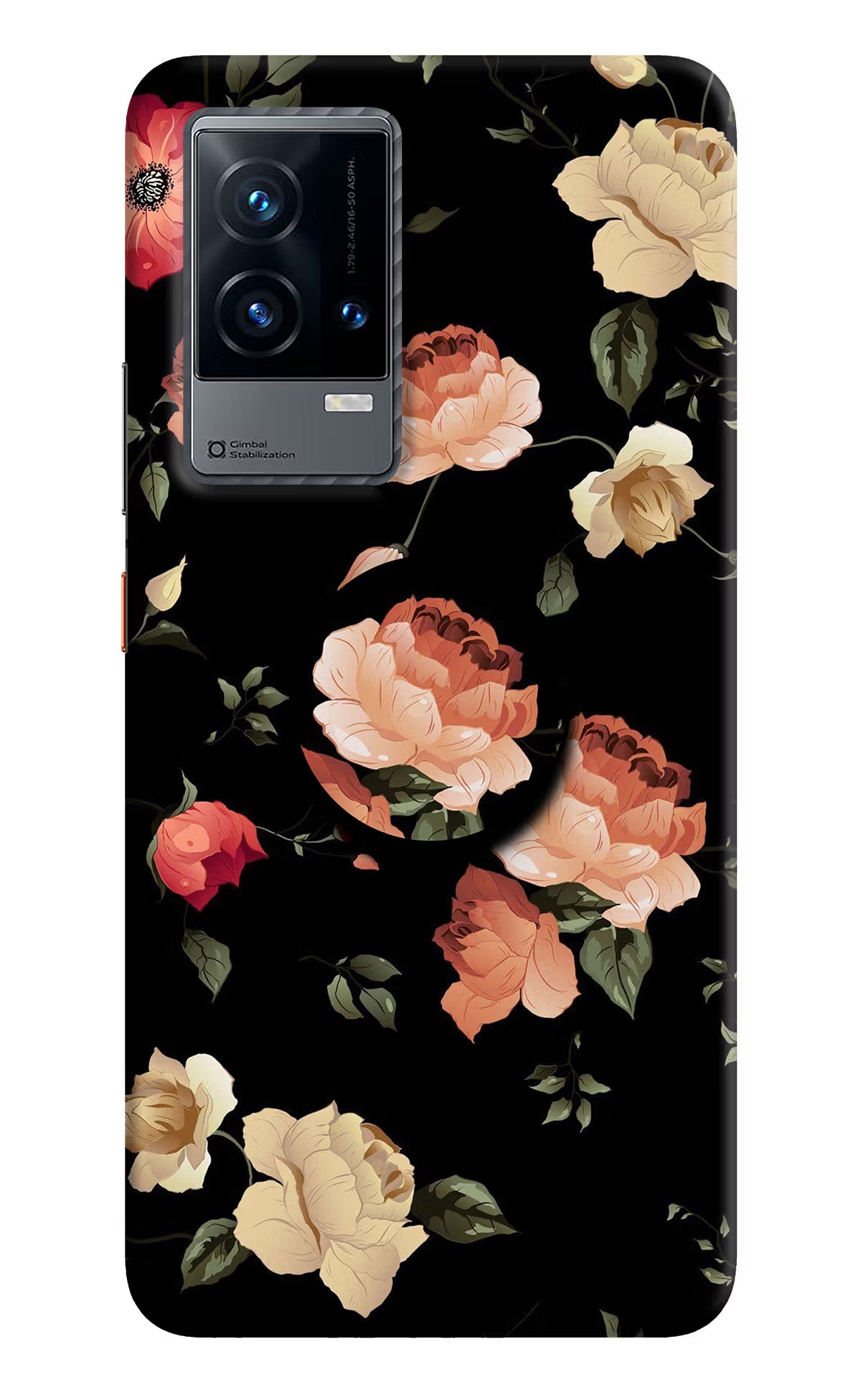 Flowers iQOO 9 5G Pop Case by Casekaro