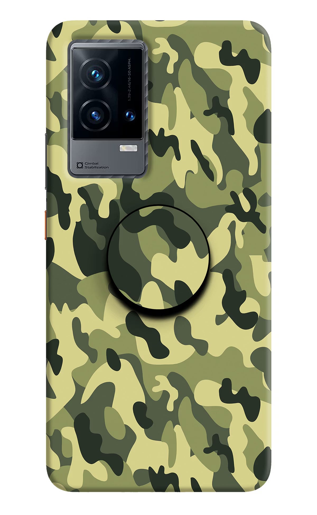 Camouflage iQOO 9 5G Pop Case by Casekaro