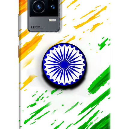 Indian Flag Ashoka Chakra iQOO 9 5G Pop Case by Casekaro
