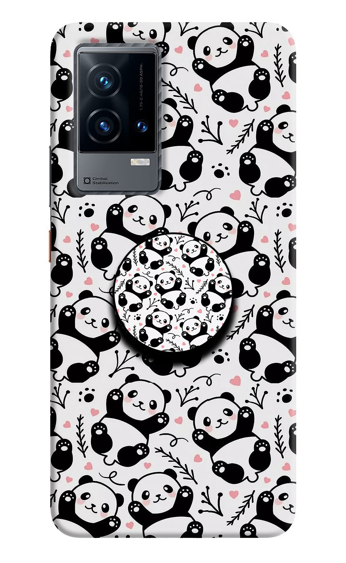 Cute Panda iQOO 9 5G Pop Case