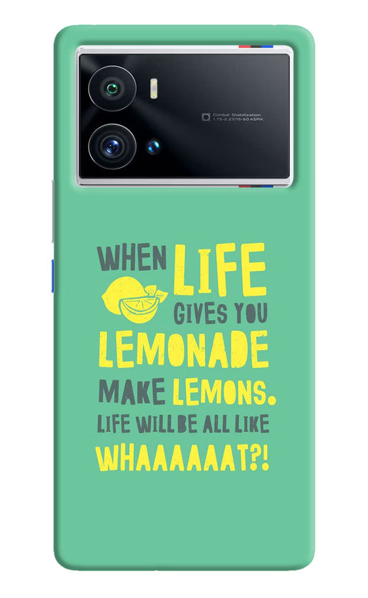 Quote iQOO 9 Pro 5G Hard Case Back Cover by Casekaro