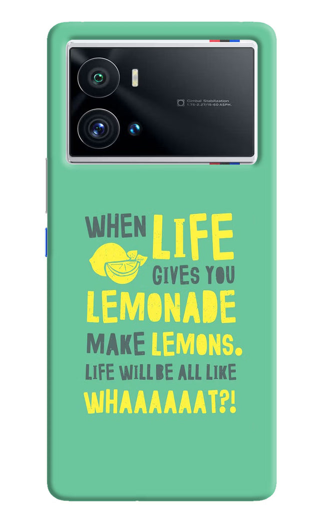 Quote iQOO 9 Pro 5G Hard Case Back Cover by Casekaro