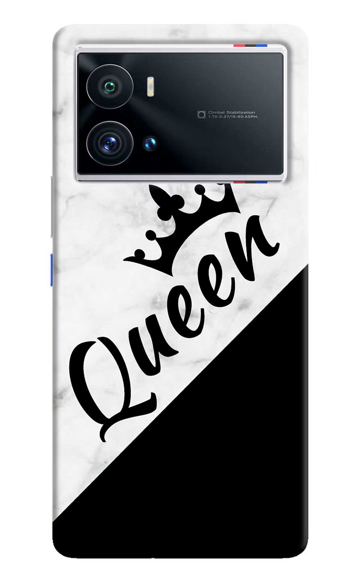 Queen iQOO 9 Pro 5G Hard Case Back Cover by Casekaro