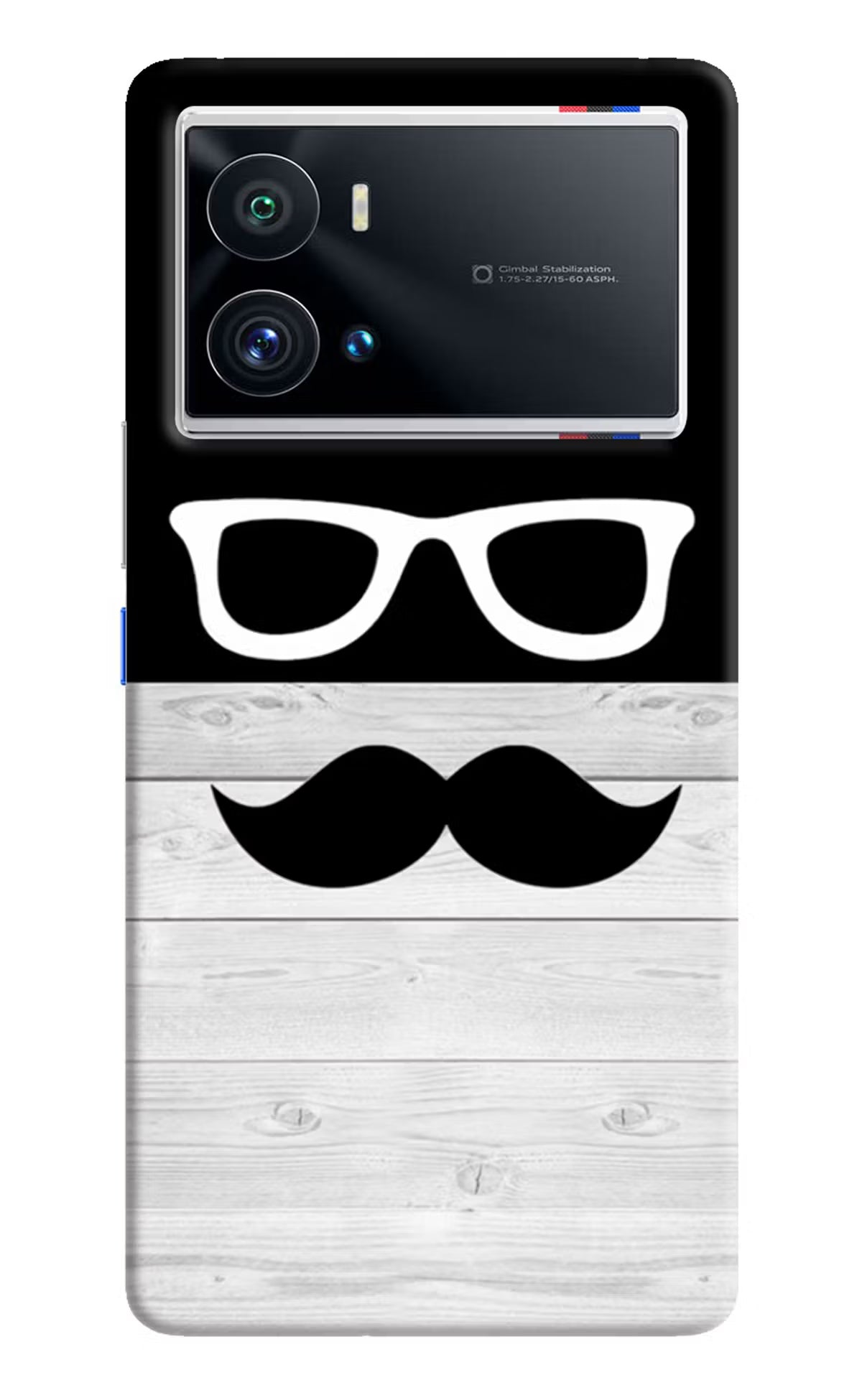 Mustache iQOO 9 Pro 5G Hard Case Back Cover by Casekaro