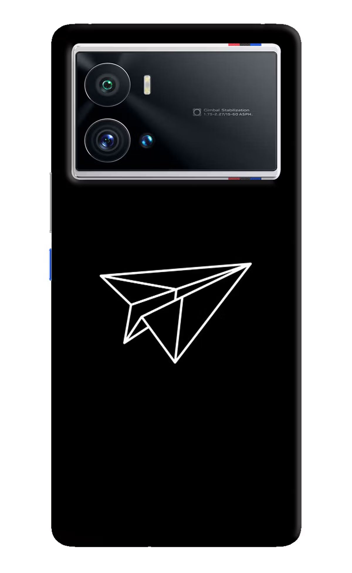 Paper Plane White iQOO 9 Pro 5G Hard Case Back Cover by Casekaro