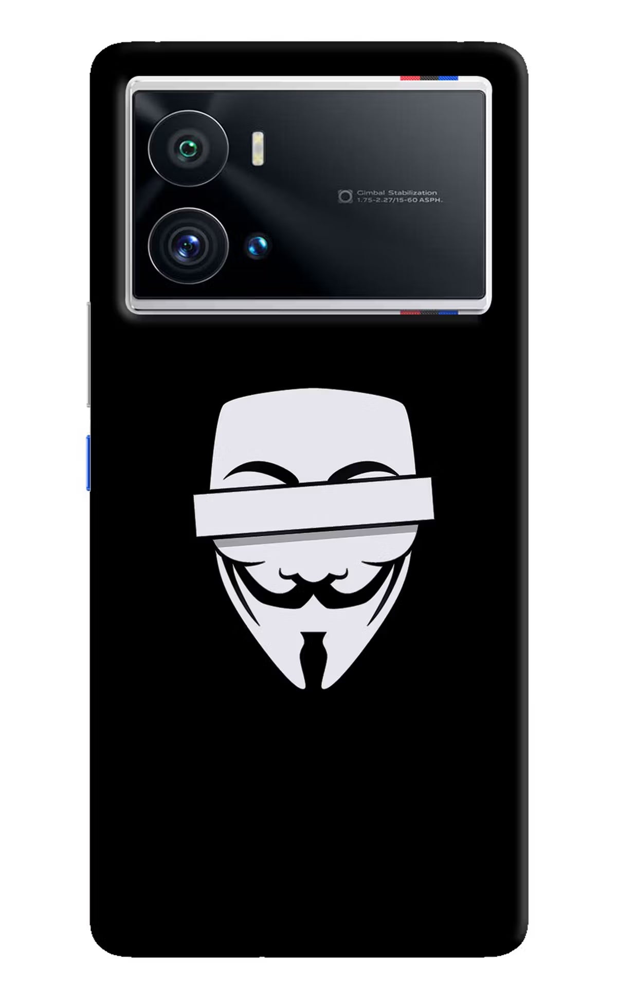 Anonymous Face iQOO 9 Pro 5G Hard Case Back Cover by Casekaro