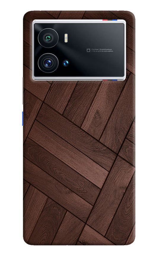 Wooden Texture Design iQOO 9 Pro 5G Hard Case Back Cover by Casekaro