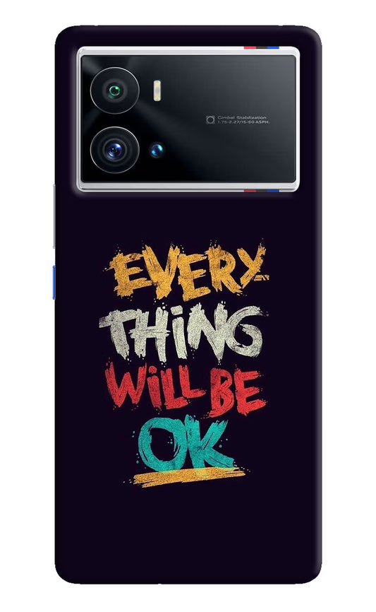 Everything Will Be Ok iQOO 9 Pro 5G Hard Case Back Cover by Casekaro