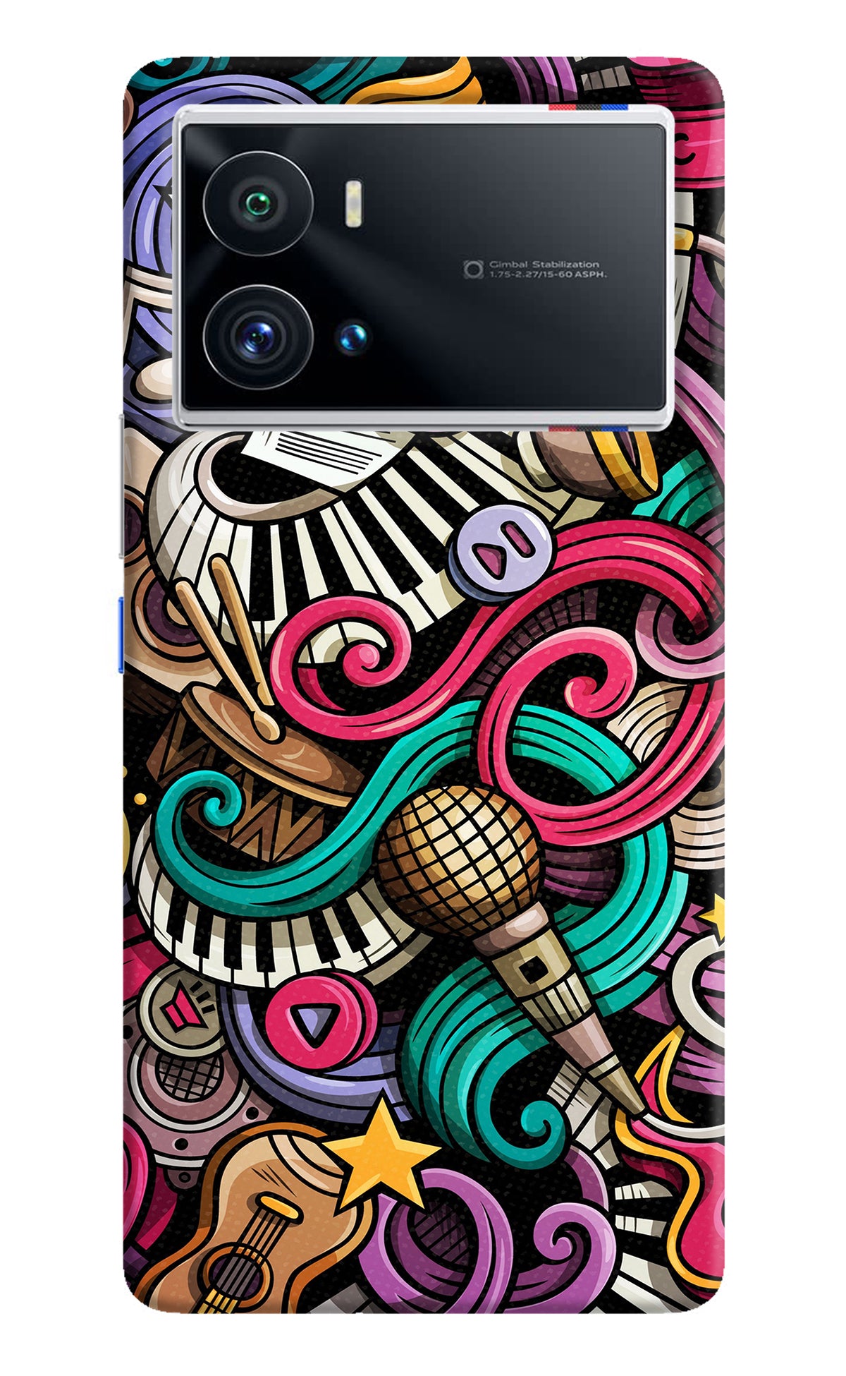 Music Abstract iQOO 9 Pro 5G Back Cover