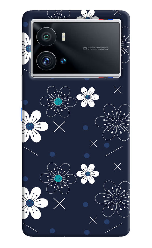 Flowers iQOO 9 Pro 5G Hard Case Back Cover by Casekaro