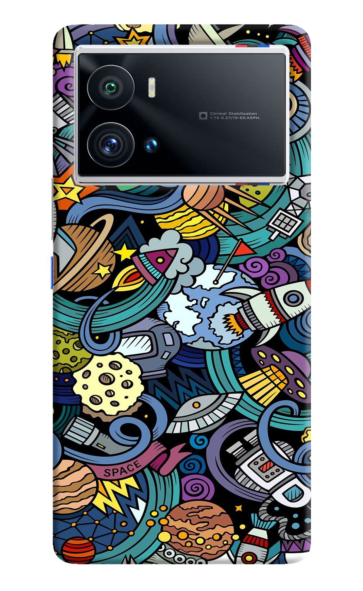 Space Abstract iQOO 9 Pro 5G Back Cover